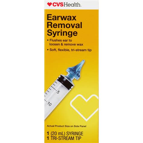 Debrox microfoaming action gently softens and loosens excess earwax , allowing it to easily drain. . Cvs ear wax removal